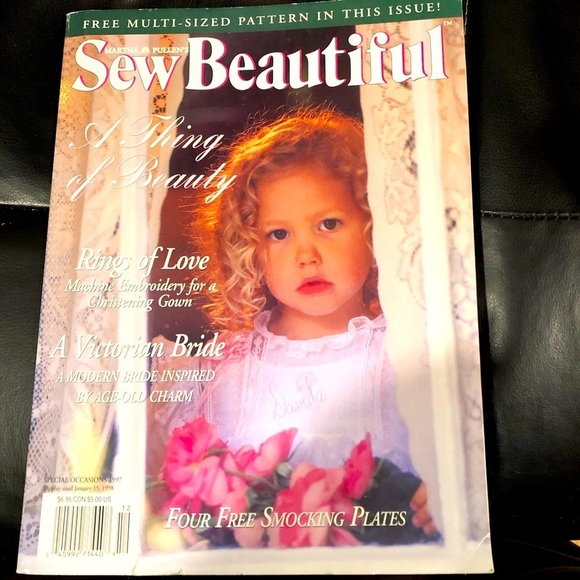 Sew Beautiful Other - Vintage 1997 Sew Beautiful Heirloom Arts Book includes Christening Gown Pattern